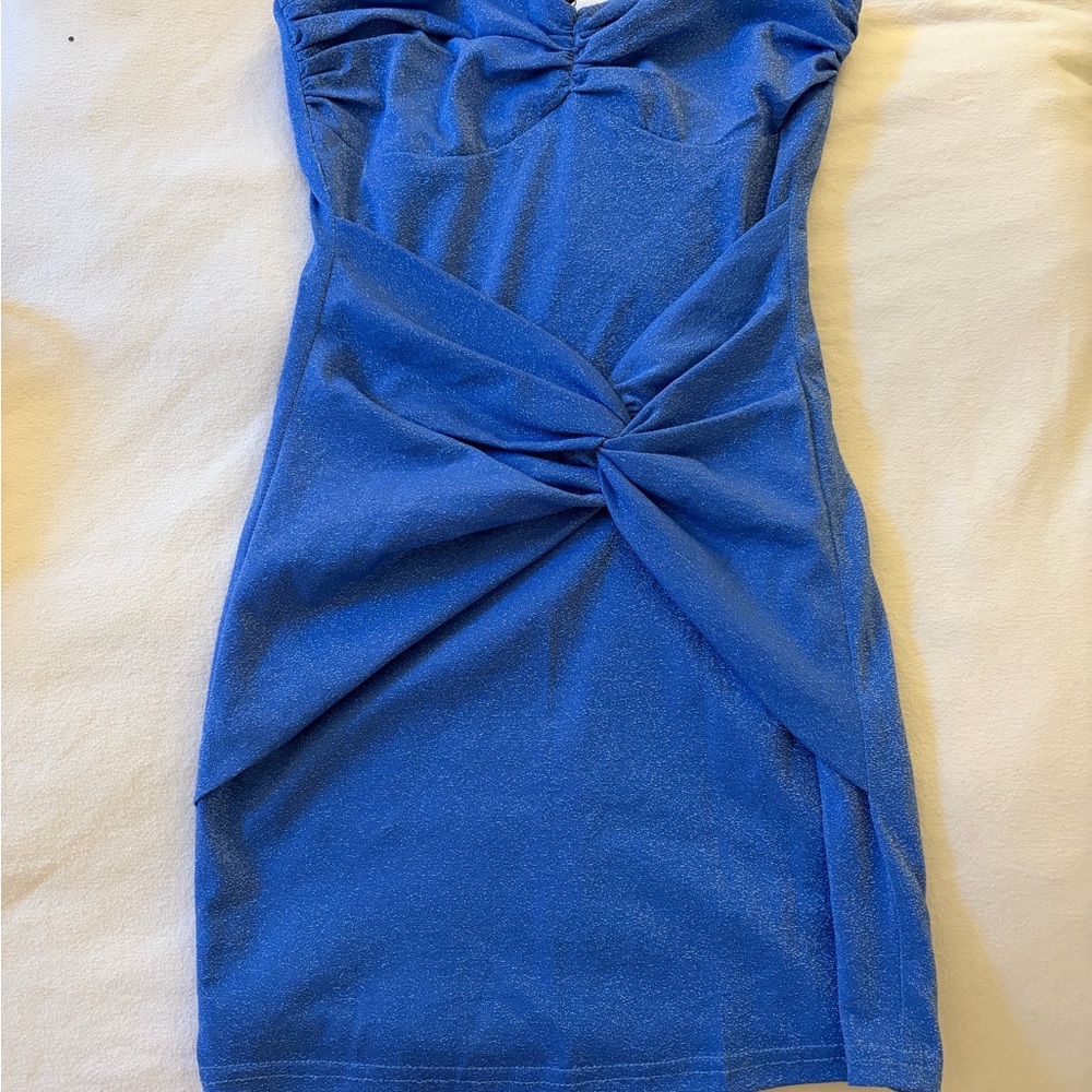 Blue Mini Dress - Picture 4 of 6